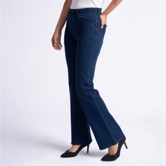 Betabrand Denim - BETABRAND Bootcut 4-Pocket Yoga Denim small long